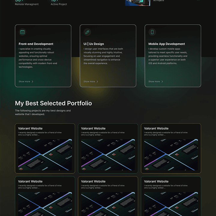Simple Portfolio Website
